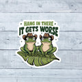 Funny Frog Sticker