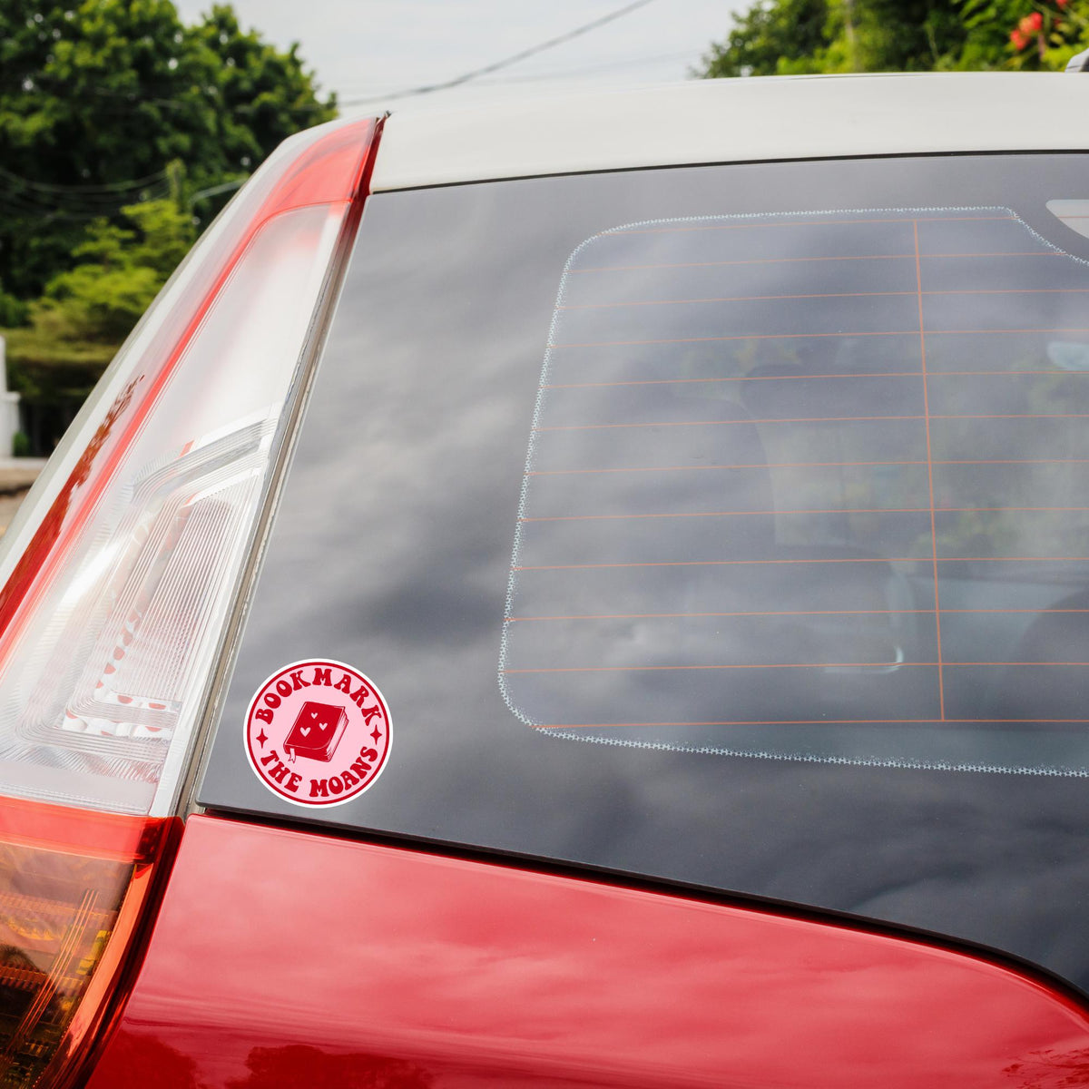 Bookmark The Moans Vinyl Sticker: Waterproof Smut Decal