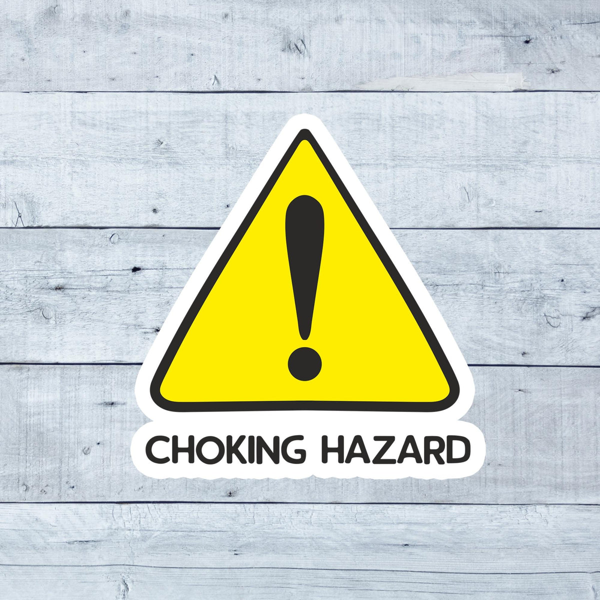 Choking Hazard 3" Vinyl Sticker | Little Gents Making Dents - Waterproof, Funny, Sarcastic, Vinyl