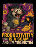 Funny Possum Burnout Sticker: Chaotic Laptop Meme Vinyl Decal