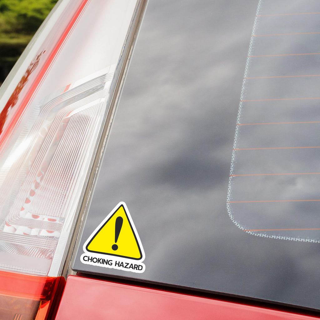 Choking Hazard 3" Vinyl Sticker | Little Gents Making Dents - Waterproof, Funny, Sarcastic, Vinyl