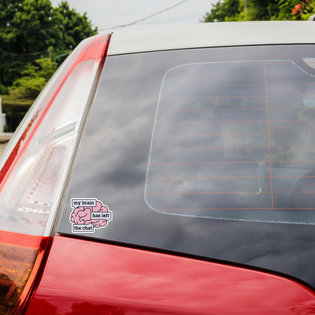My Brain Has Left the Chat Sticker: Mental Health Decal
