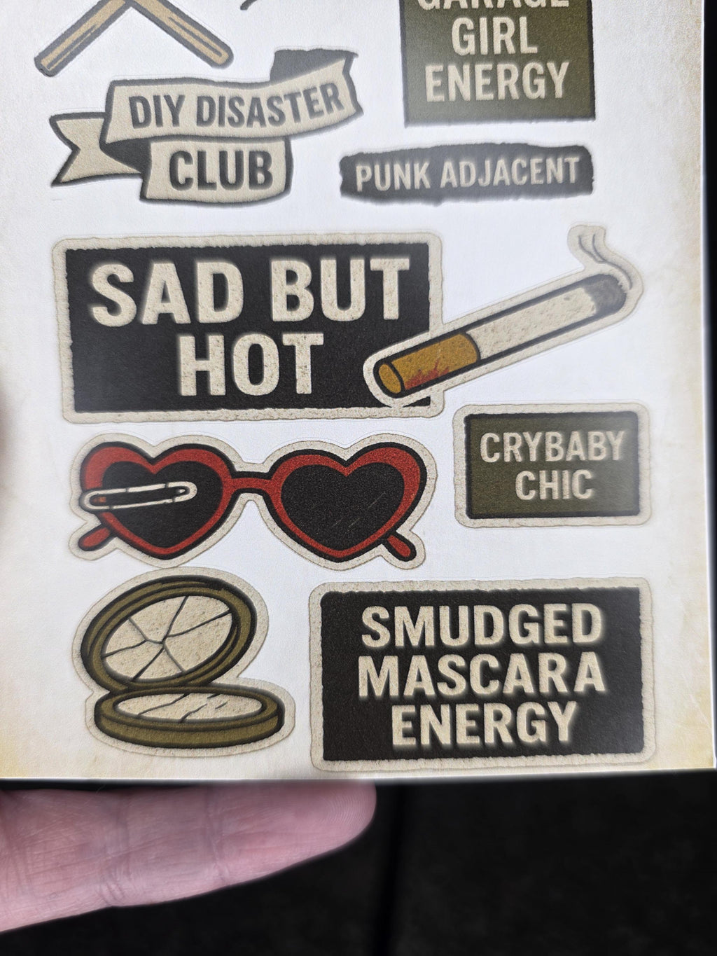 Sticker Sheet | Grunge Punk Alt Art