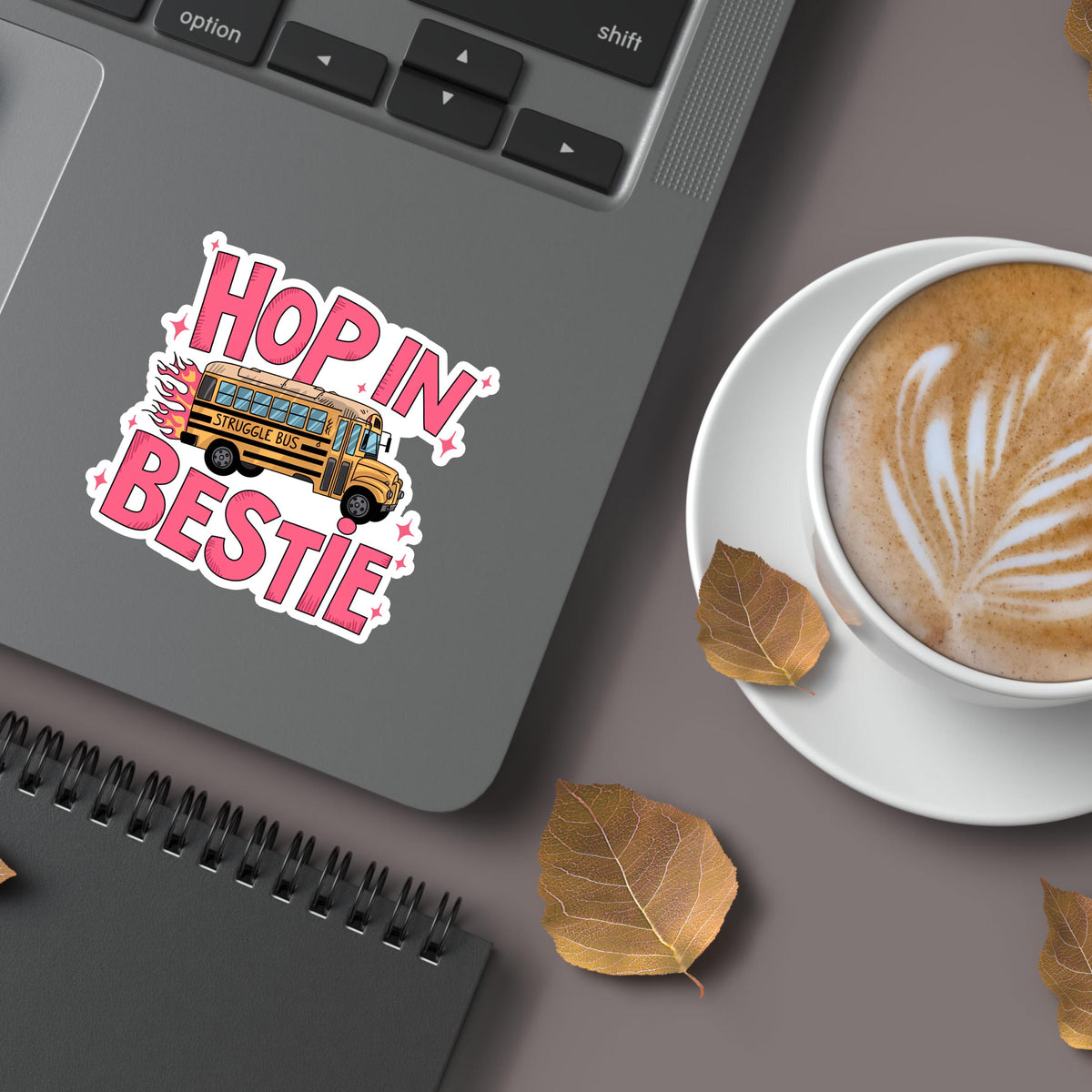 Struggle Bus Vinyl Sticker: Funny Waterproof Decal
