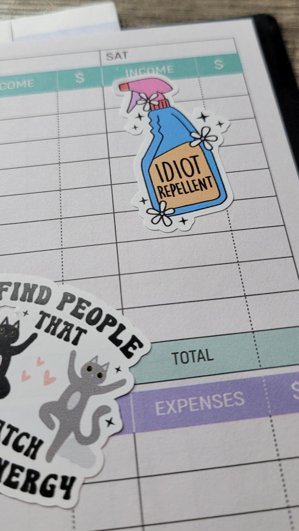 Anti Social Sarcastic Sticker Sheet: Adult Humor Vinyl Decals