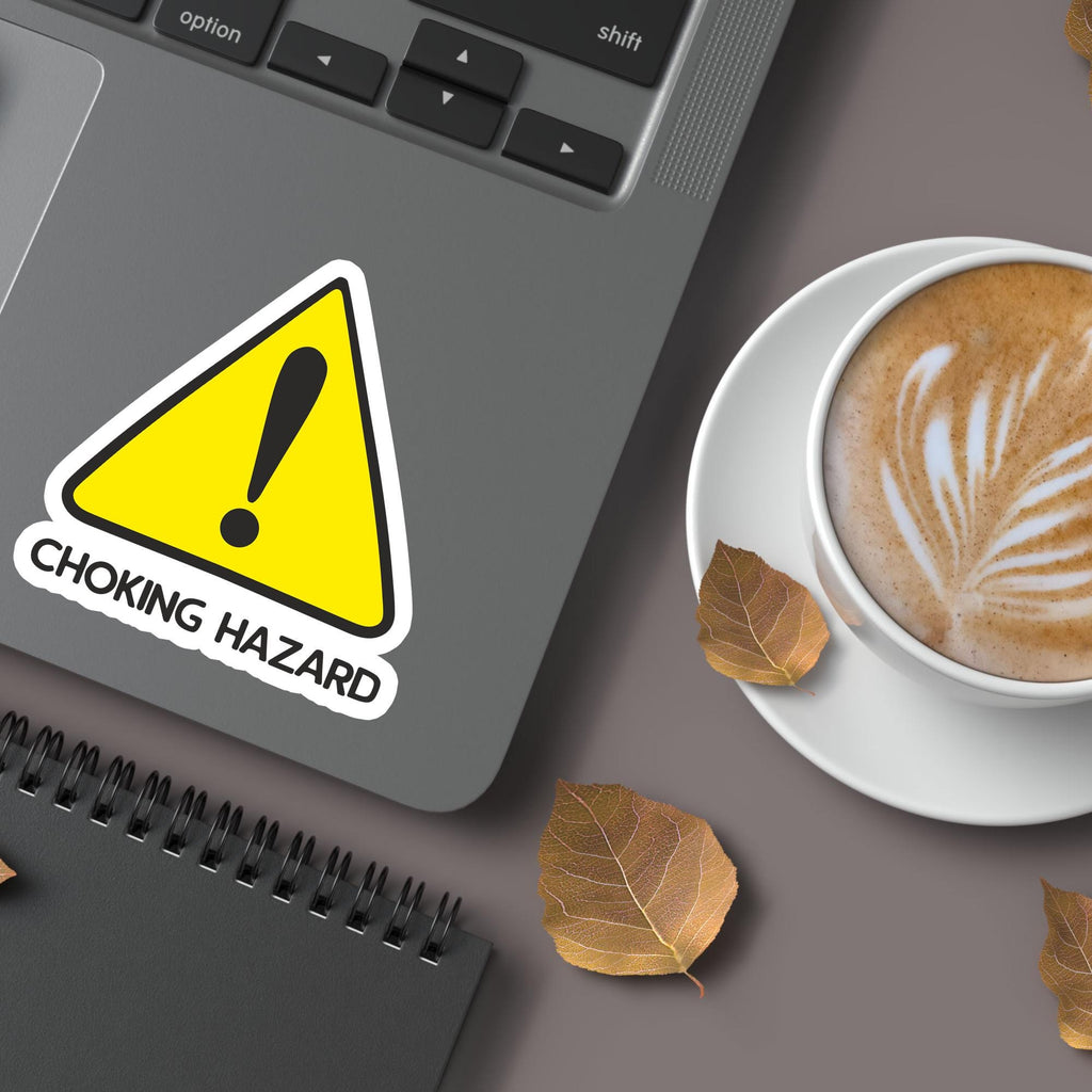 Choking Hazard 3" Vinyl Sticker | Little Gents Making Dents - Waterproof, Funny, Sarcastic, Vinyl