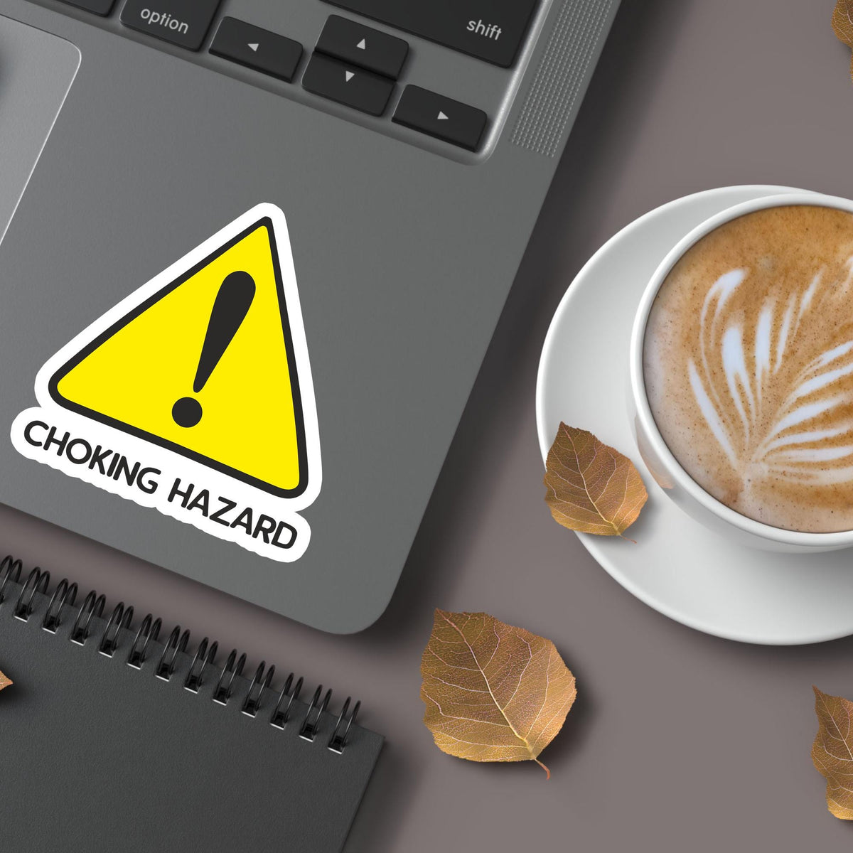 Choking Hazard 3" Vinyl Sticker | Little Gents Making Dents - Waterproof, Funny, Sarcastic, Vinyl