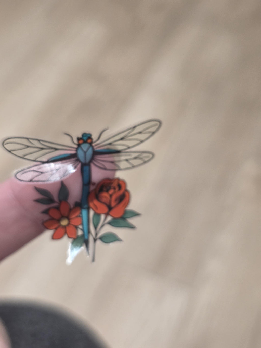 Vintage Tattoo Flash Insect Stickers | Clear Vinyl Moth, Beetle, Bee Sheet