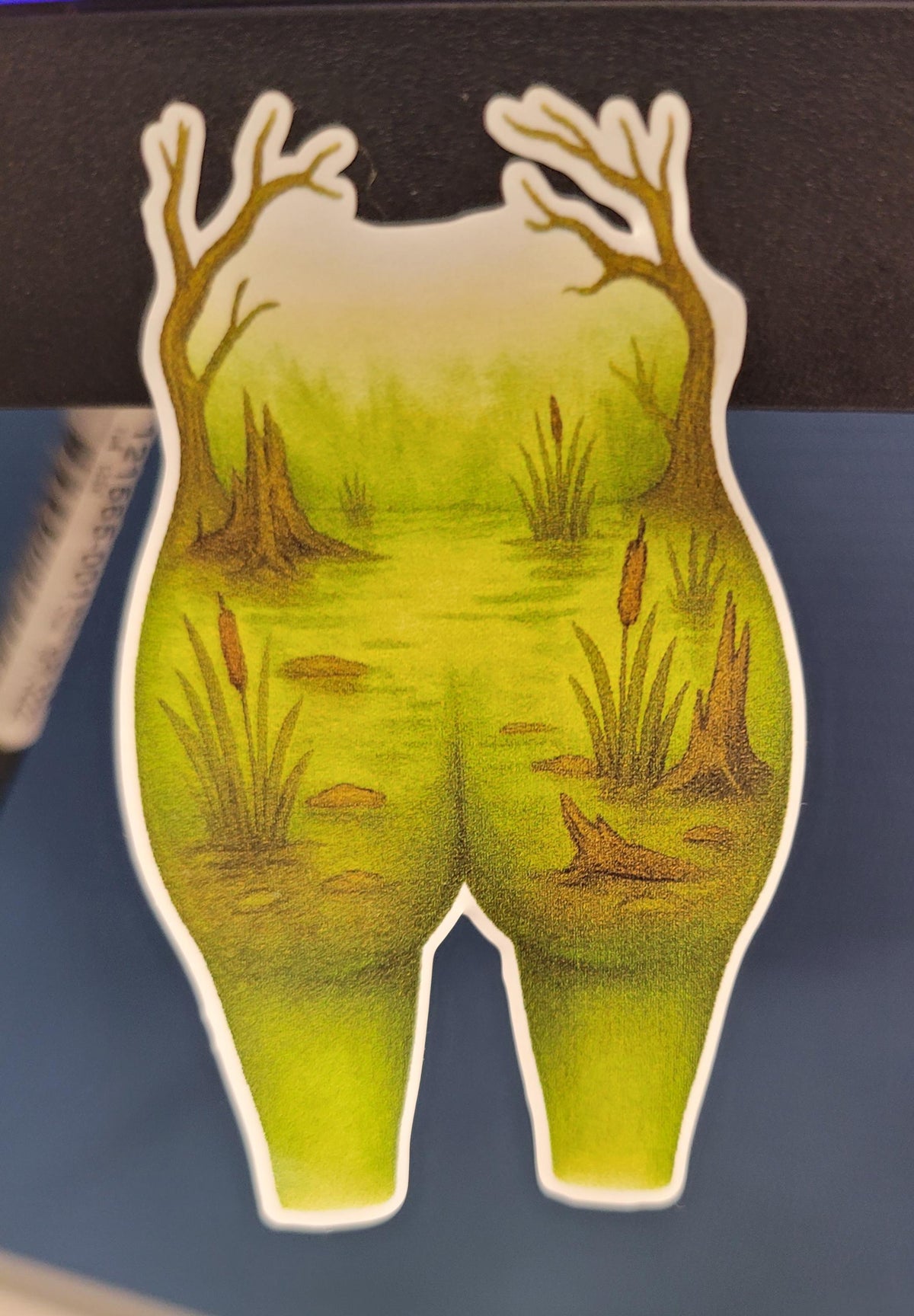 Swamp Ass Sticker – Funny Booty Scene Waterproof Vinyl Decal