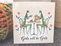 Girls will be Girls-Praying Mantis Sticker