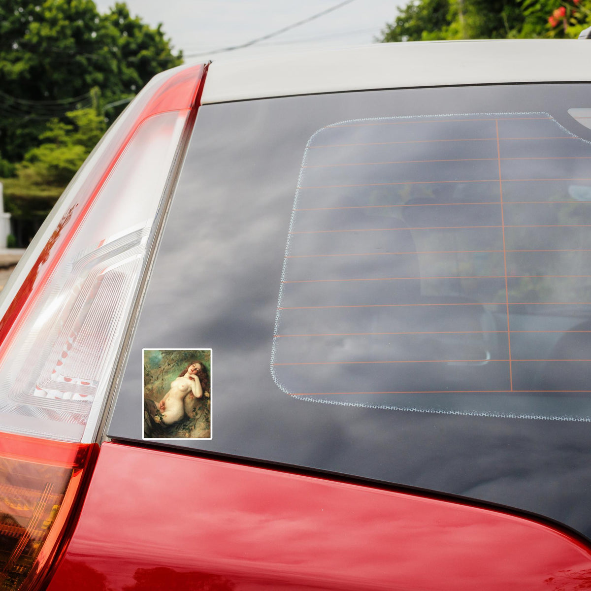 Nude Art Sticker | Vintage Style Waterproof Vinyl (3 inch)