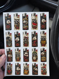 Raccoon and Possum Chaos Flash Sticker Sheet