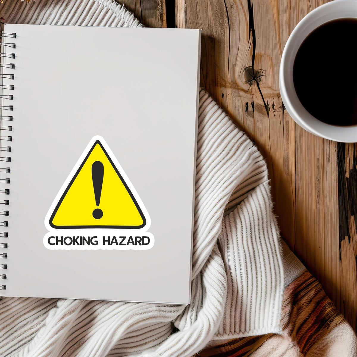 Choking Hazard 3" Vinyl Sticker | Little Gents Making Dents - Waterproof, Funny, Sarcastic, Vinyl