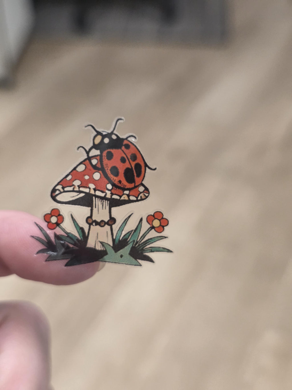 Vintage Tattoo Flash Insect Stickers | Clear Vinyl Moth, Beetle, Bee Sheet