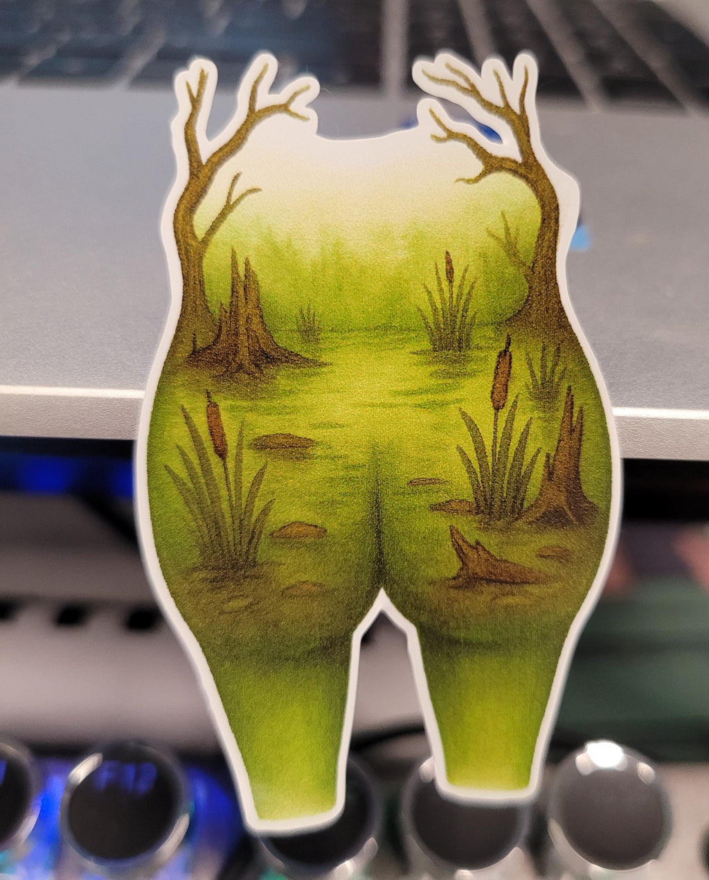 Swamp Ass Sticker – Funny Booty Scene Waterproof Vinyl Decal
