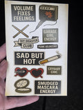 Sticker Sheet | Grunge Punk Alt Art