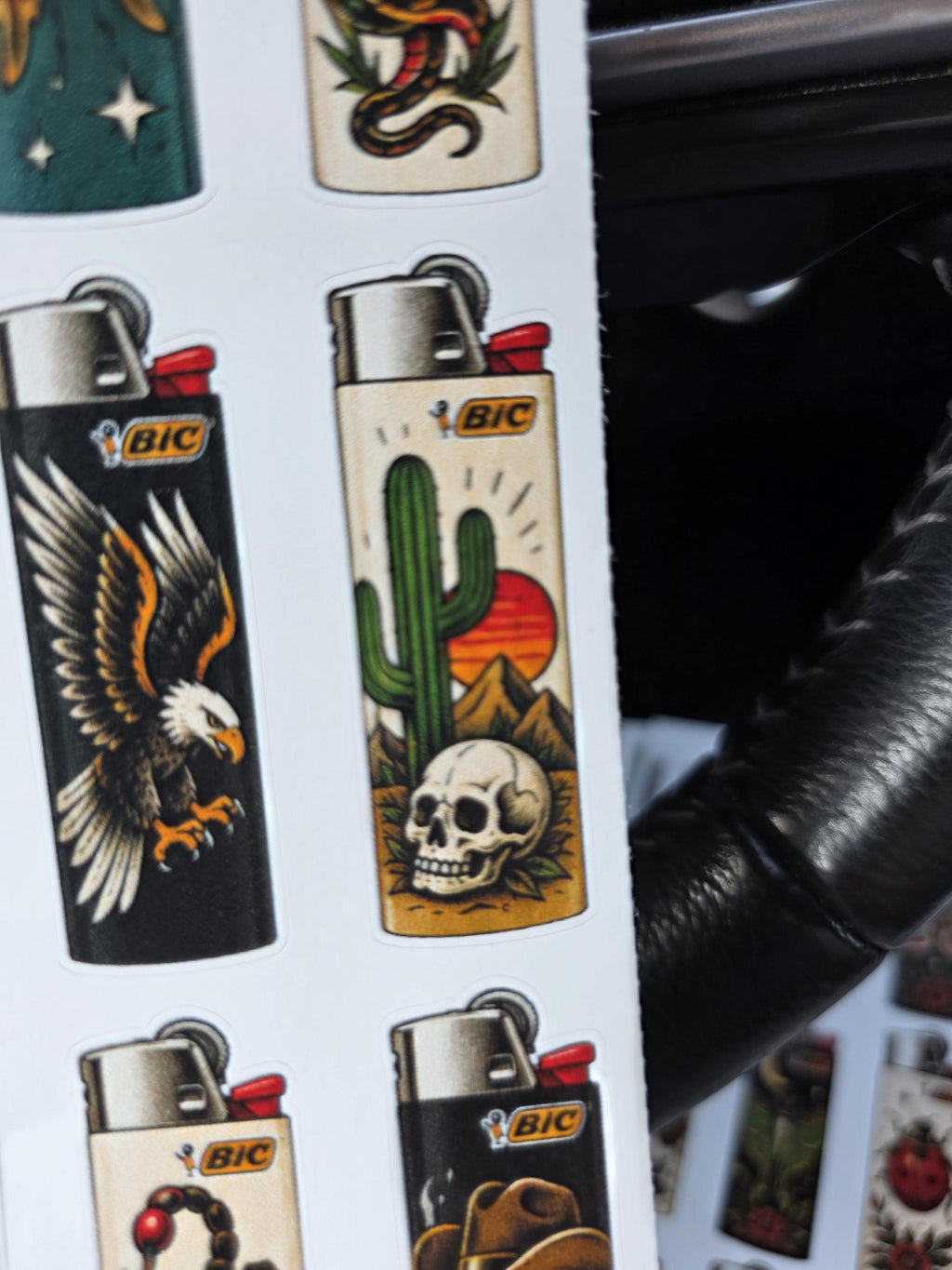 Traditional Flash Art Style | Old School Tattoo Flash Vinyl Sticker | Waterproof  | Alternative Retro Sticker | Cool Small Sticke