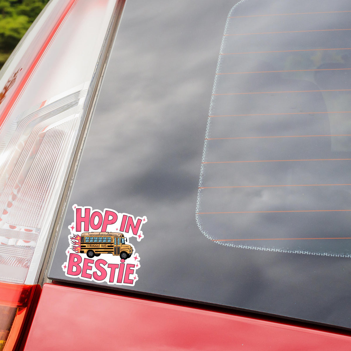 Struggle Bus Vinyl Sticker: Funny Waterproof Decal